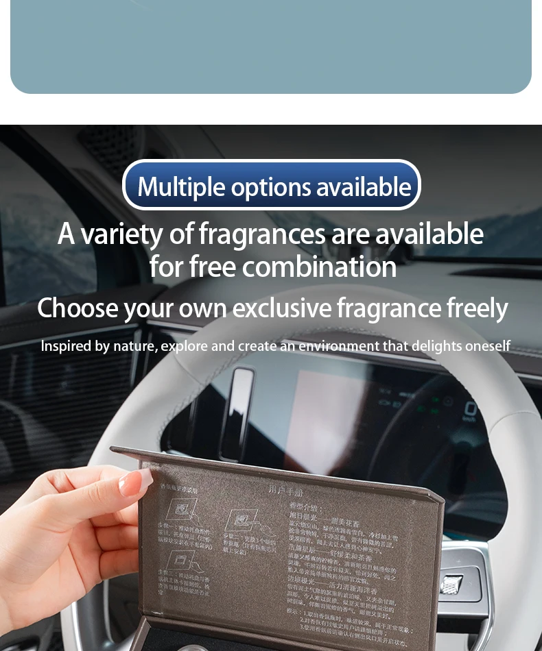 For DENZA D9/N9 Fragrance replacement set Replace the original vehicle Aromather