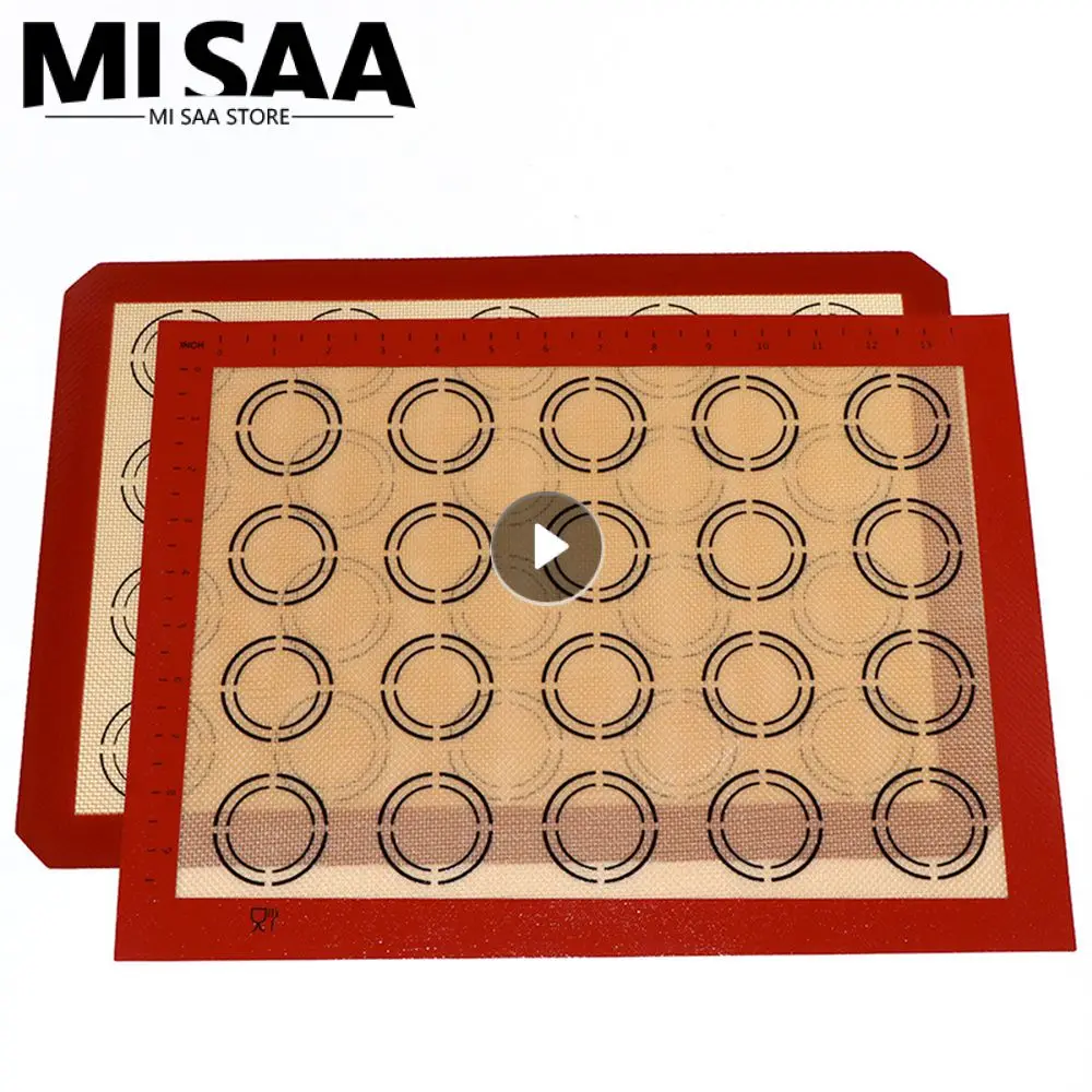 

Коврик для изготовления печенья Macaroon, прочные инструменты для выпечки, многоразовые силиконовые кухонные аксессуары, стандартный коврик