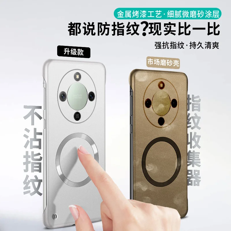 Sleek Matte Protective Case with Magnetic Wireless Charging Compatibility for For Honor X9D 5G