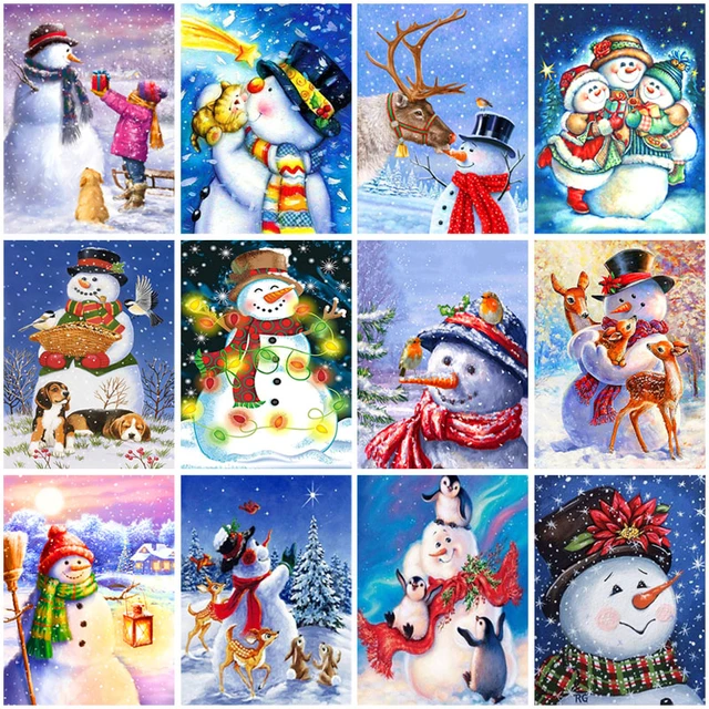 5D Diamond Picture Christmas Christmas Diamond Picture Set For Adults DIY  Craft Art Painting Tool For Friends Gift Home Wall - AliExpress