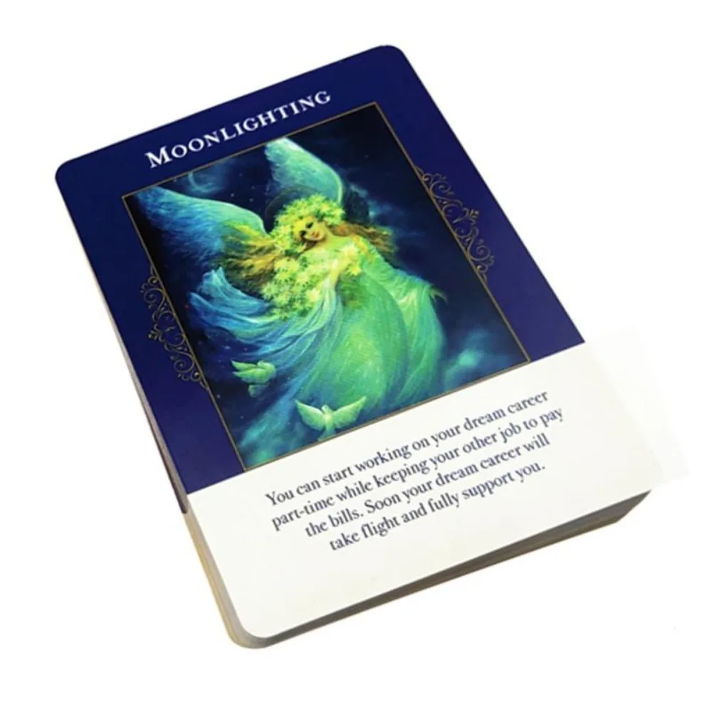 Angels Of Abundance Oracle Cards Full English 44 Cards Deck Tarot Mysterious Divination Family Friend Party Board Game 2