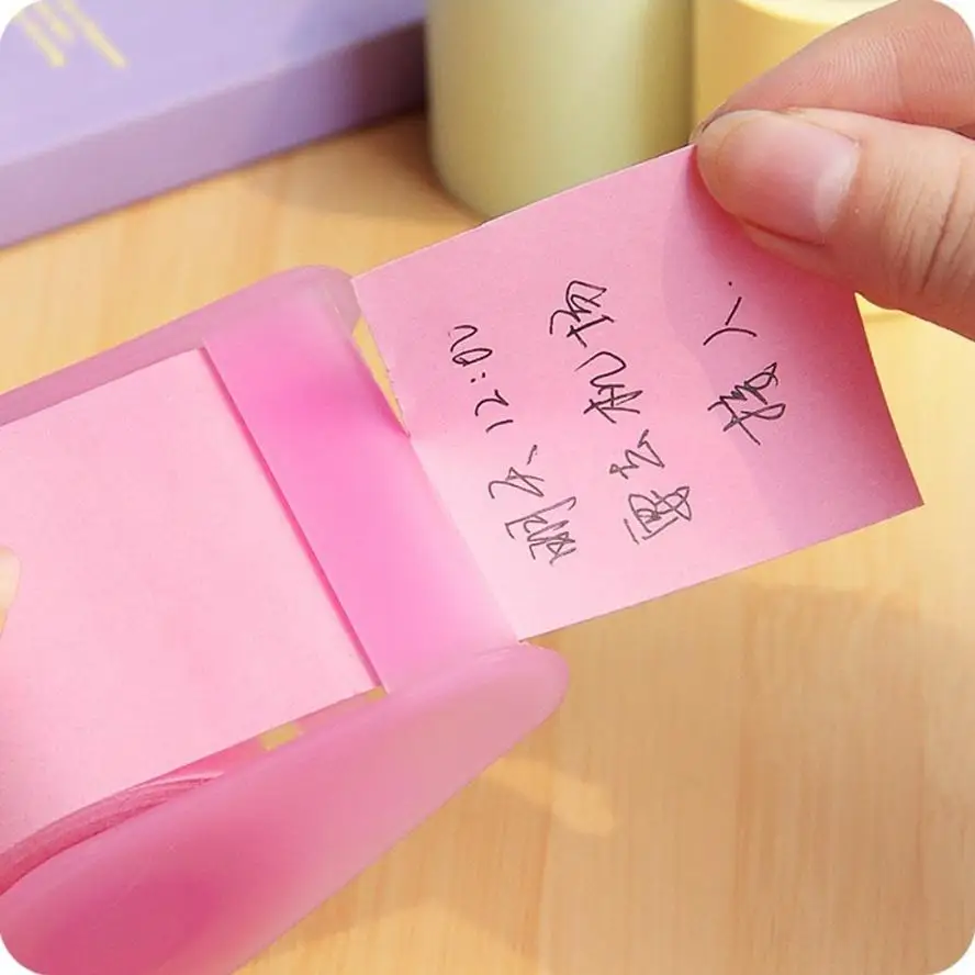 1 Pcs Useful Tape-Like Sticky Bookmark Marker Memo Flags Index Pad Tab Memo Message Note Staionery Stationary New