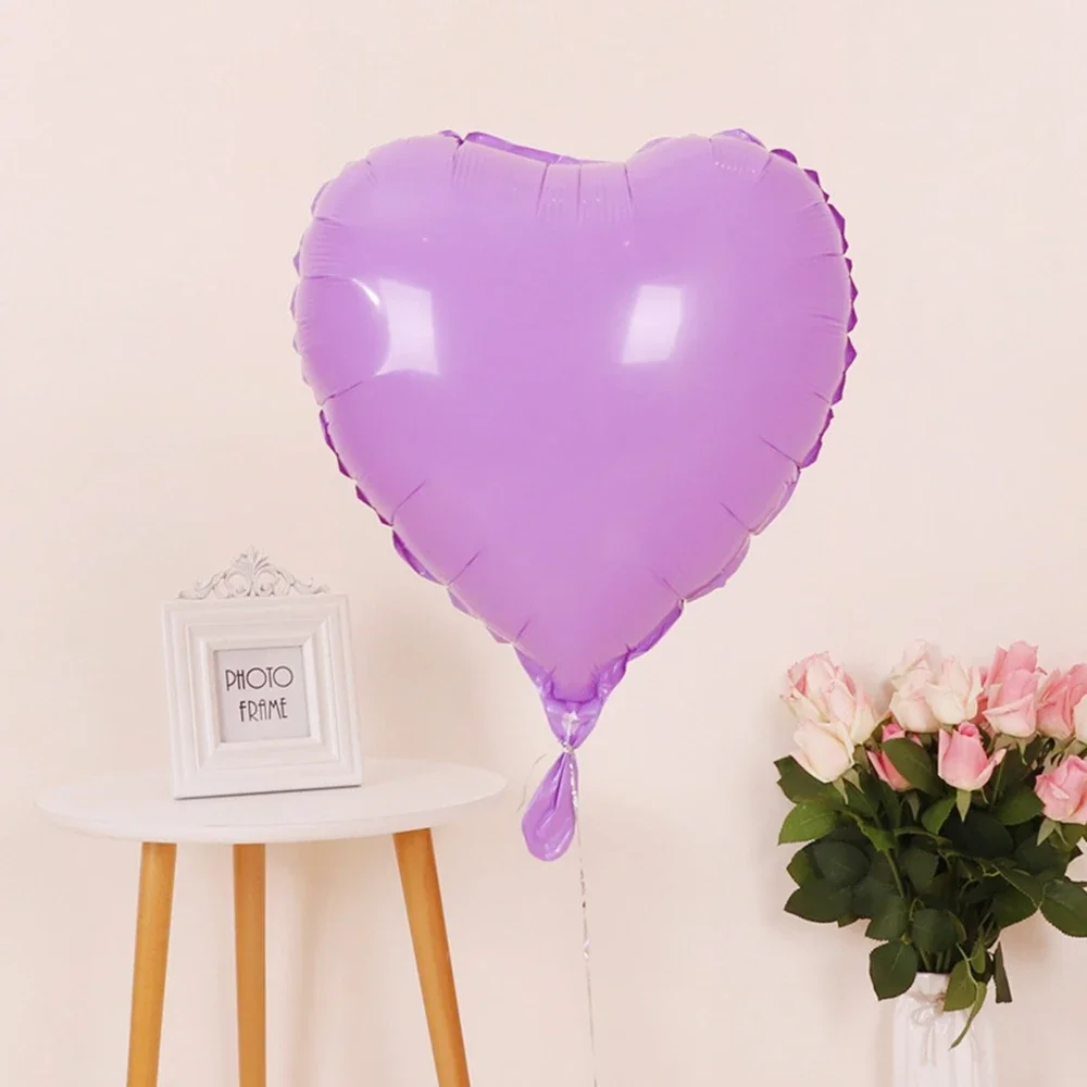 thumbnail image 1 of Globos inflables de helio con forma de corazón de oro rosa de 18 pulgadas, globos de decoración para fiestas de cumpleaños, bodas, suministros para baby shower, 1 of 5