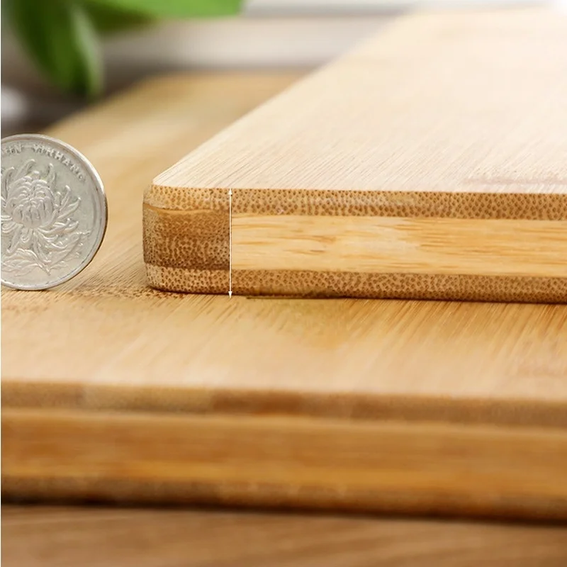 Kitchen Chopping Board Wooden Bamboo  Vegetable Cutting Bamboo Board -  Thick Bamboo - Aliexpress
