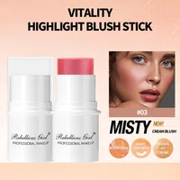 Matte Glitter Face Blusher Stick high gloss Cheek Eye Blush Highlighter Contour Stick Rouge Blush Stick cosmetics Female Makeup 2