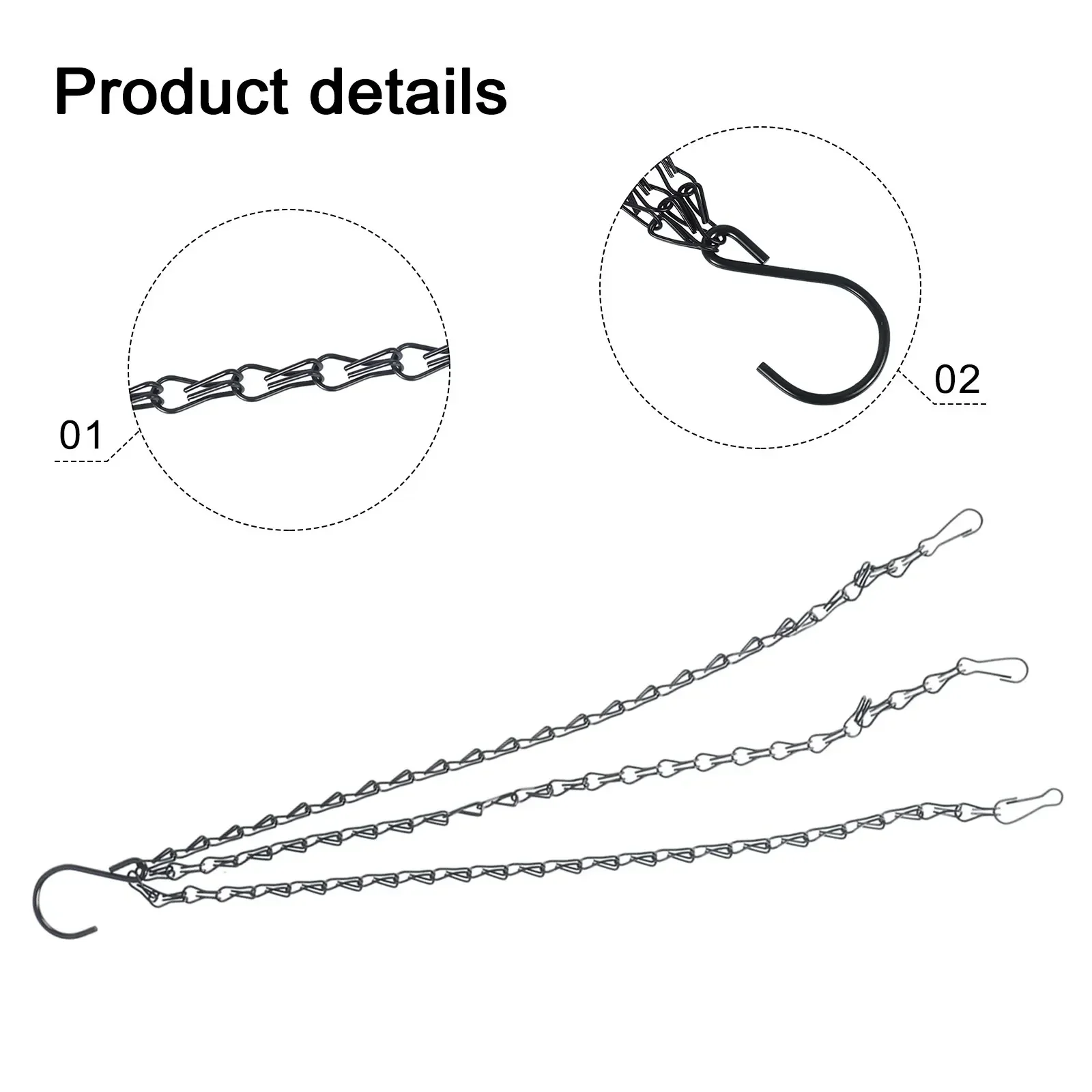 5 Size Rattan Hanging Basket Flower Pot Chain Hydroponic Plants Plant Grow Tools Garden Decorations With 3 Hooks flower pot plant hanger wicker planter hanging basket organizer