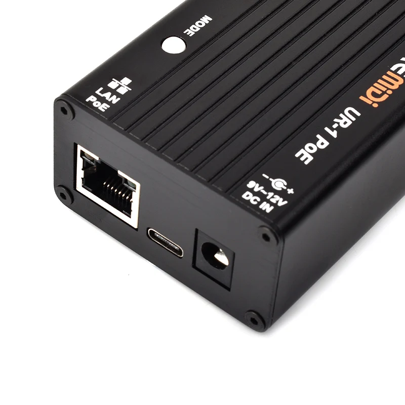 DOREMiDi 고속 USB MIDI 네트워크(UR-1 PoE) - RTP MIDI 네트워크 MIDI 박스 인터페이스