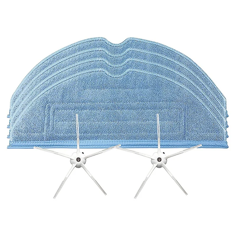 

Тряпка для мытья швабры с боковой щеткой для Roborock S7 T7S T7S Plus Аксессуары для робота-пылесоса, запасные части