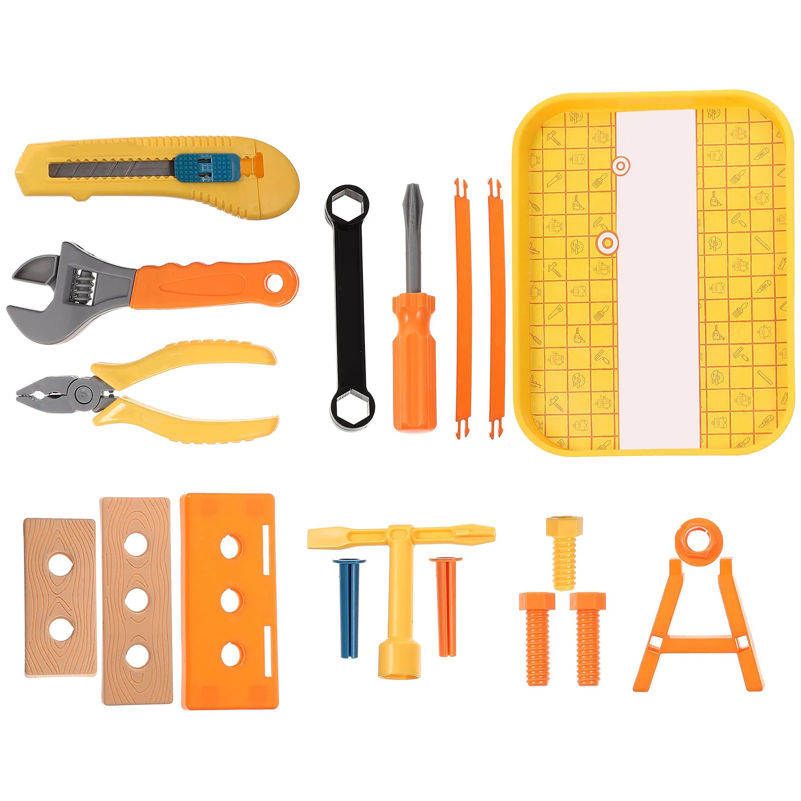 1 세트 전기 드릴 어린이 도구 세트 안전한 플라스틱 조기 교육 학습 가정용 척 놀이  선물 재미있는 인터랙티브