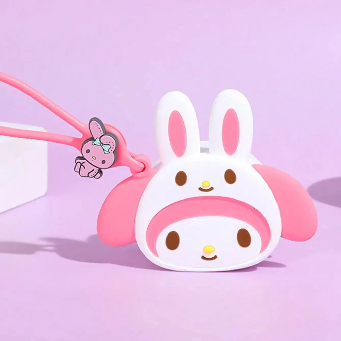 1PC Sanrio 공식 라이센스 쿠로미 멜로디 미니 실리콘 동전 지갑 방수 귀여운 대용량 지갑 생일 선물
