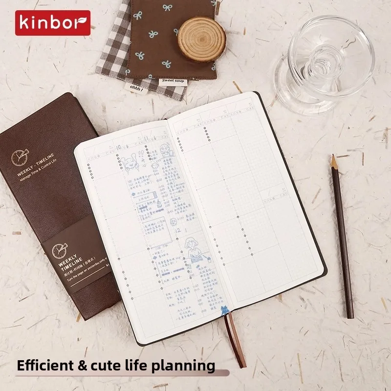 Enhanced Weekly Planner Notebook with Habit Tracker and Schedule Organizer