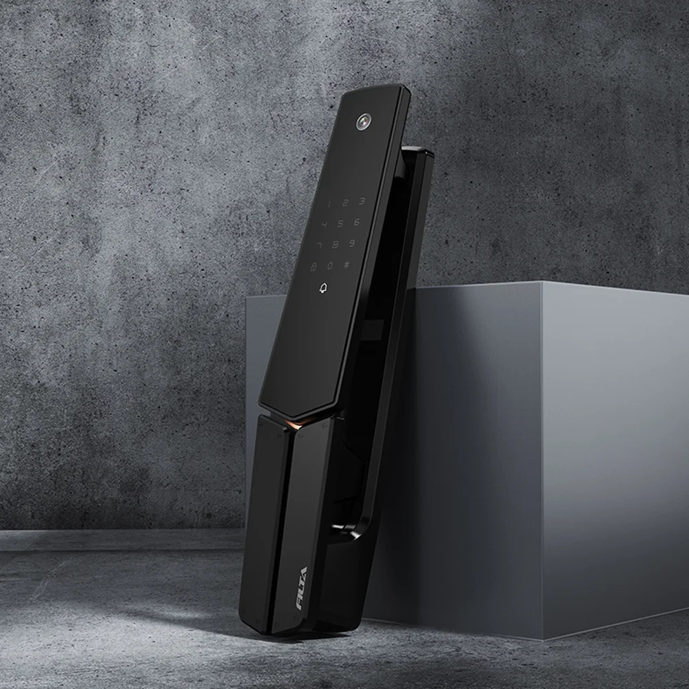 

3d Face Recognition Digital Smart Door Lock Handle Wi-fi With