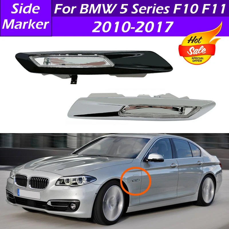 

63137154168 Car Front Side Marker Light Turn Signal Lamp Fender Light Fender Turn Signal Lamp For BMW 5 Series F10 F11 2010-2017