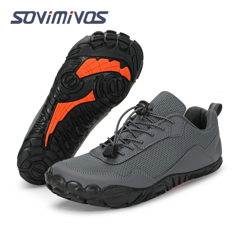 Men\'s Minimalist Trail Running Barefoot Shoes Wide Toe Box Zero Drop Aqua Sock Shoes for Kayaking Boating Hiking Surfing Walking