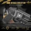 WARRIORLAND Sig P365X-Macro IWB Kydex Holster with Claw Attachment and Optic Cut: Sig Sauer P365XMACRO, Inside Waistband Appendi 6
