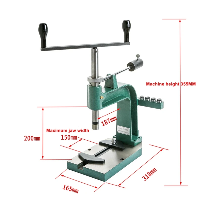 

Manual hand tapping manual tapping machine tap screw machine chuck cast iron tapping machine