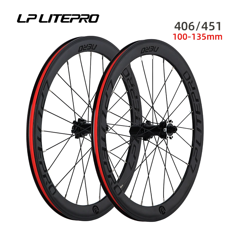 LPLiteproAEROUltraLightBicycleWheelsDoubleRim40MMForBMX