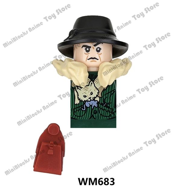 WM6040 WM6041 WM6059 WM6045 Movies Magic World plastic assembly mini action figure building blocks Bricks Toys birthday gifts WM683