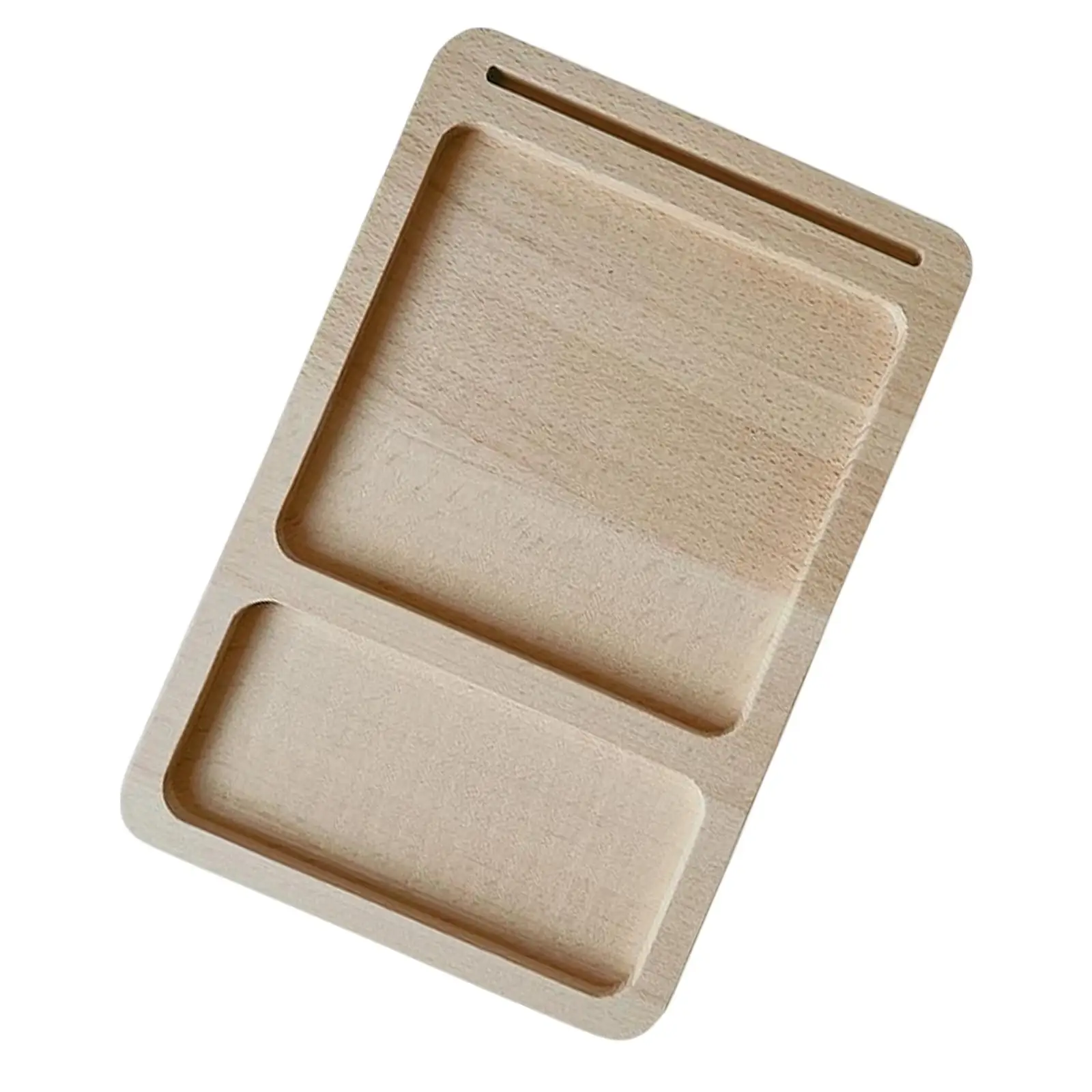 Wooden Story Montessori 1 Part Sand Tray with Flashcard Holder