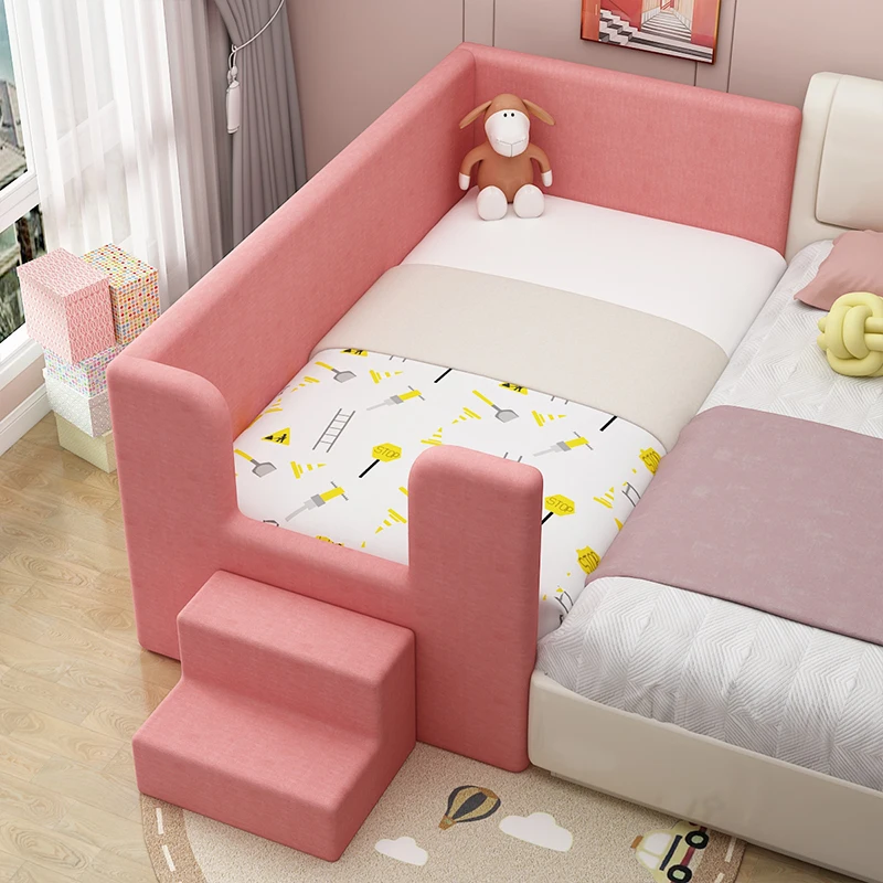 IndividualPinkChildrenBedsFloor6To12YearsOldKoreanBedKids