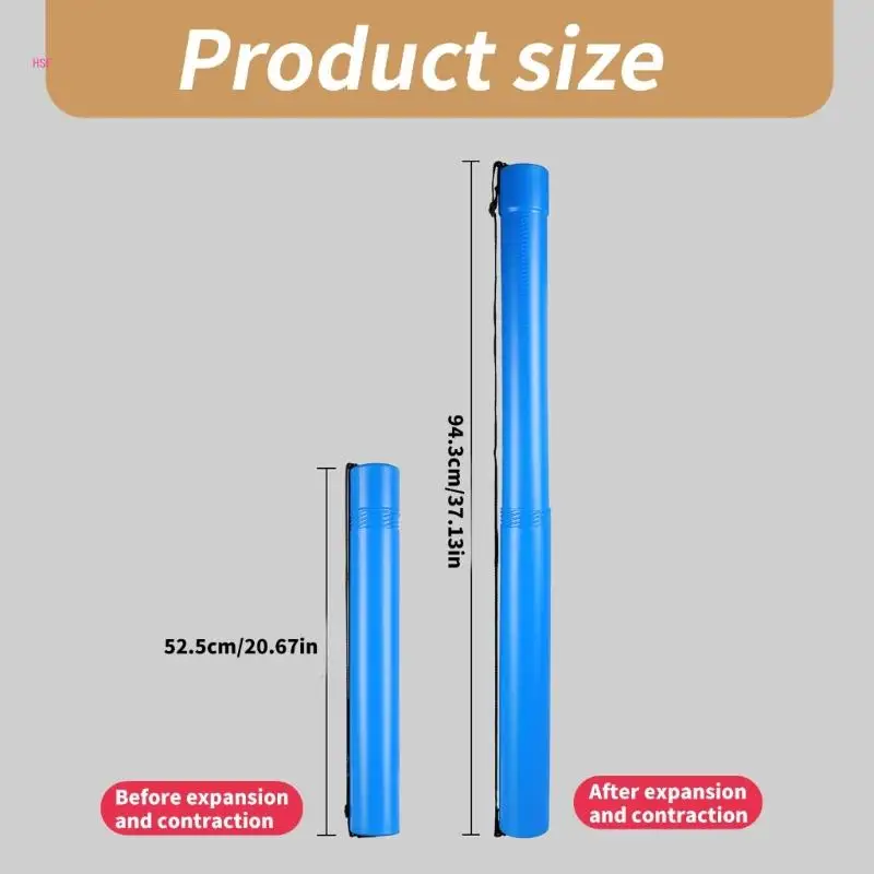 Telescoping Art Transport Tube for Document Art Drawing Artwork from 52cm-94cm art transport tube