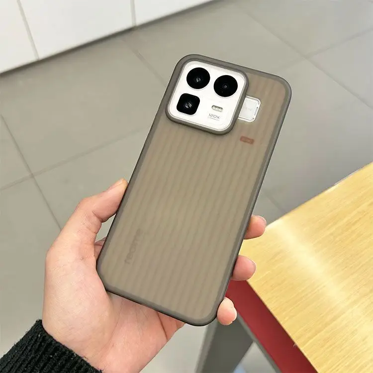 Realme Neo8 Thin Matte Corrugated Shockproof Case - Clear Style Cover