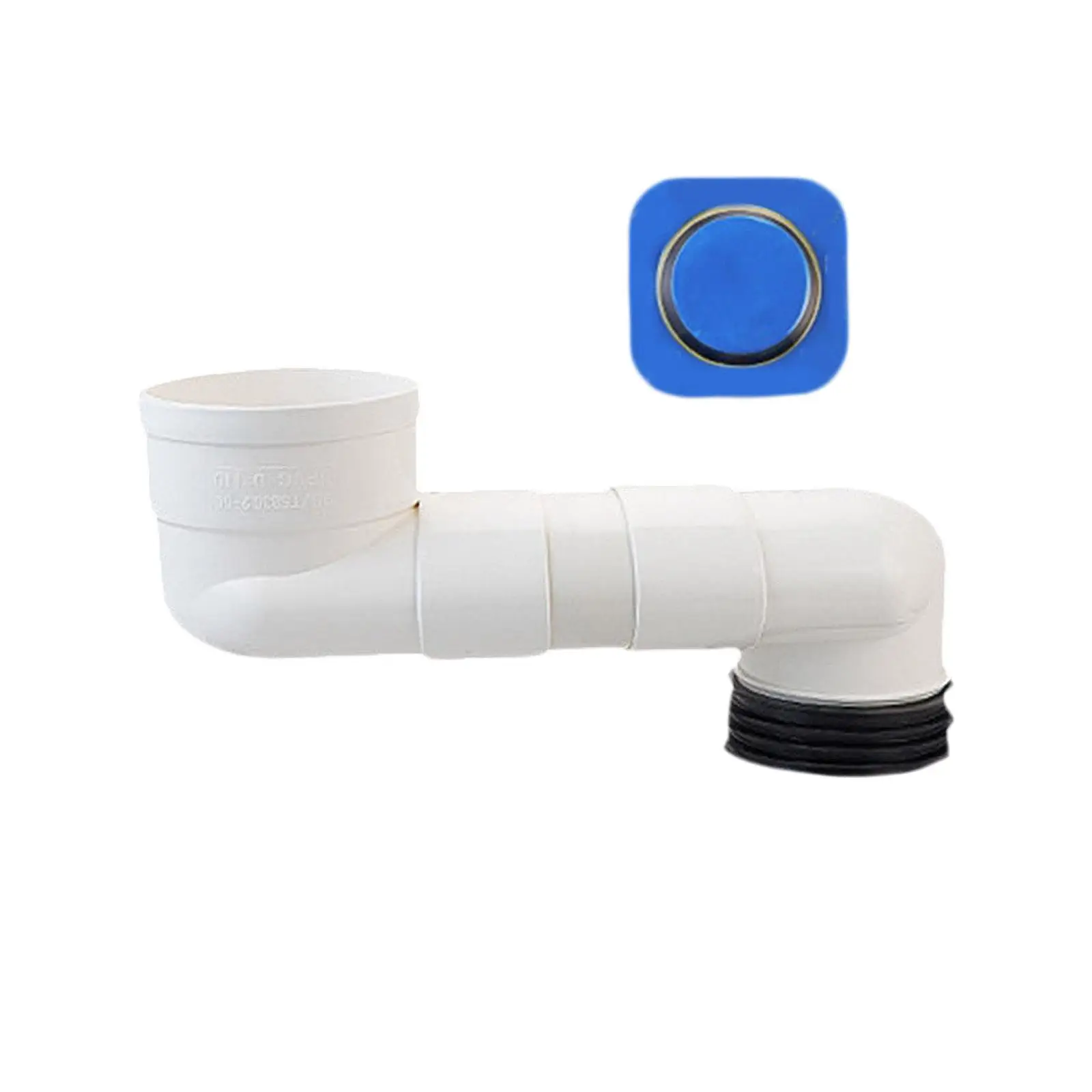 Offset Toilet Flange Tub Waste Expanded Hose Connector Repair for Plumbing Drainage Systems Universal PVC Offset Closet Flange Offset Toilet Flange Tub Waste Expanded Hose Connector Repair for Plumbing Drainage Systems Universal PVC Offset Closet Flange