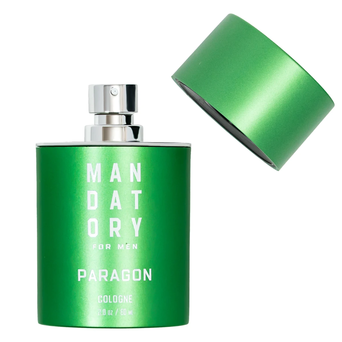 MANDATORY Men's Fragrance Set Gift Eau de Toillete Cologne Spray 2.0 Oz Body Wash 14 Oz Shower Gel 1 Pc Hair Scalp Massager