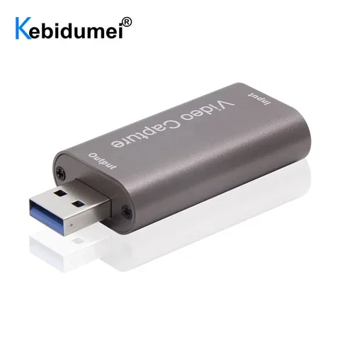 4K USB 3.0 Capture Card 1080P 60Fps HDMI-compatible To USB Video Grabber Record Box for PS4 Game Recording Live Streaming