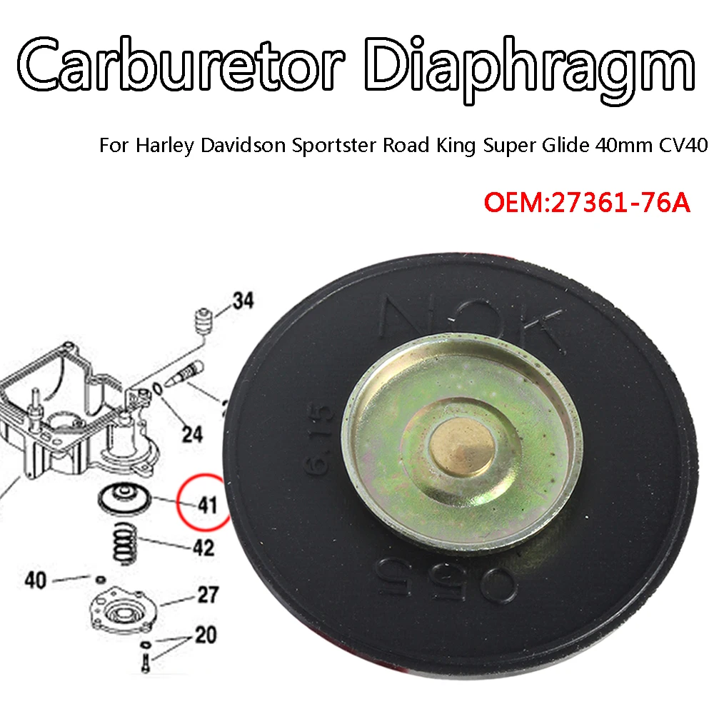 CarburetorDiaphragmAcceleratorPumpForHarleyDavidsonSportster