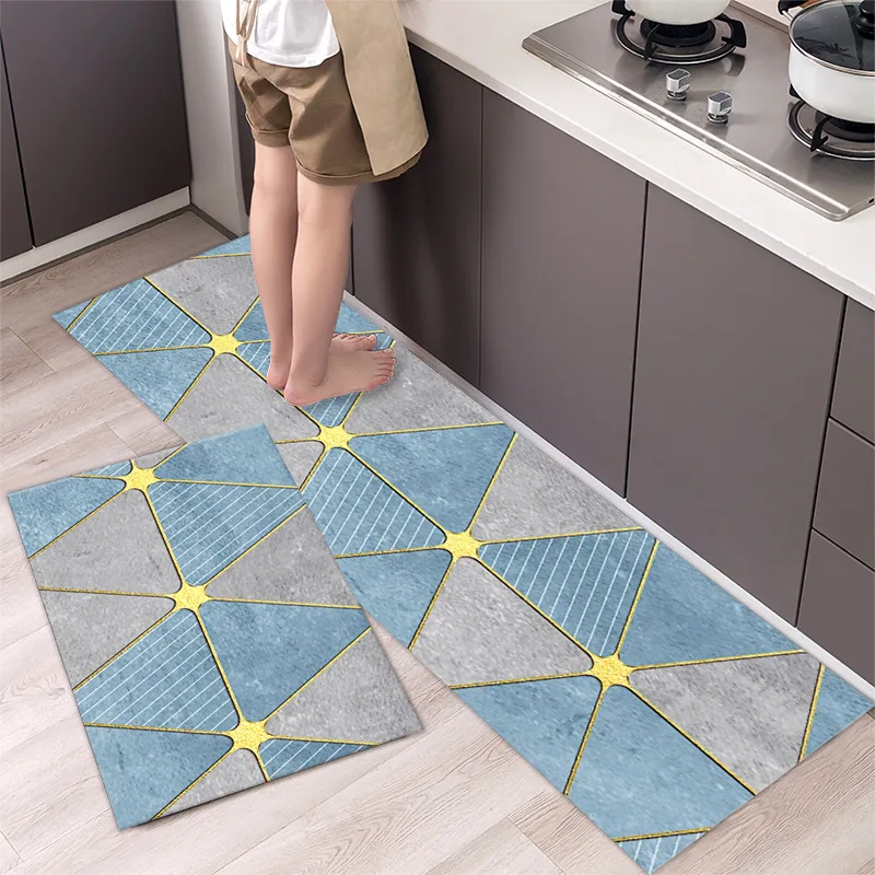 thumbnail image 1 of Felpudo de cocina de simplicidad moderna, felpudo de entrada para sala de estar, alfombra para el hogar, dormitorio, piso, pasillo, balcón, alfombra antideslizante, 1 of 5