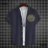 Men's Shirt Year Of The Dragon Totem 3D Printed Short Sleeve Large Size Loose Top 2024 Happy New Summer Sty 2