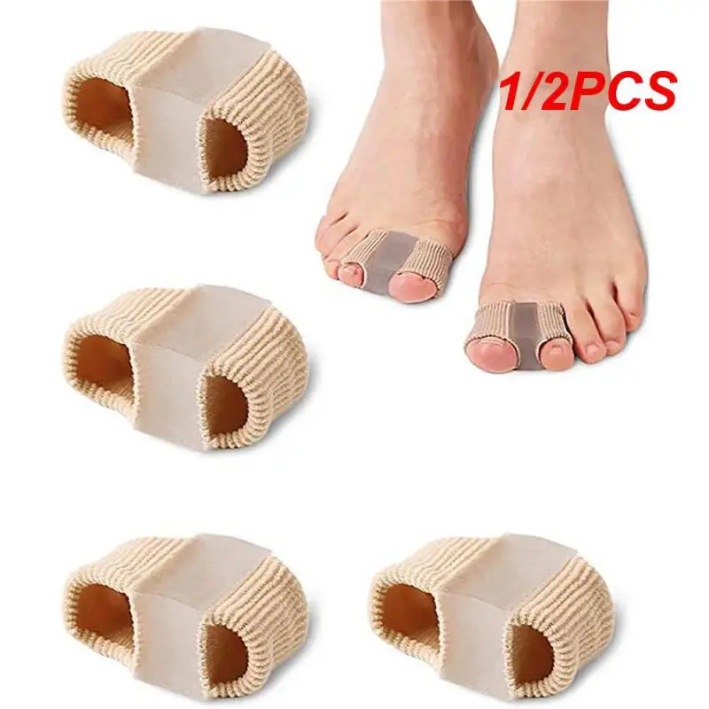1/2 PCS Silicone Toes Separator Bunion Bone Ectropion Adjuster Outer Appliance Foot Care Tools Hallux Valgus Corrector Reusable