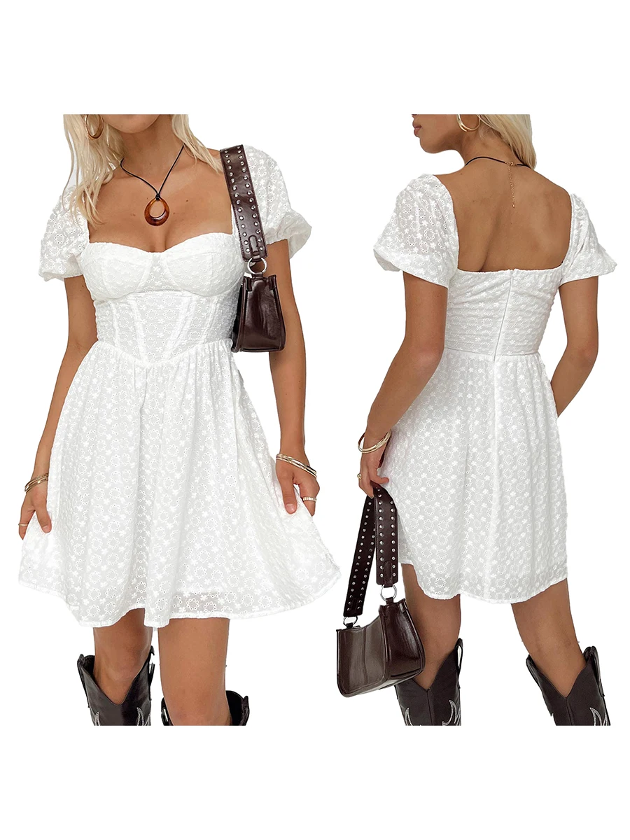 

2023 Women s Bohemian Summer Cami Dress Sleeveless Chiffon Skirt Loose A-line Fit V-Neckline Shirt for Effortless Style