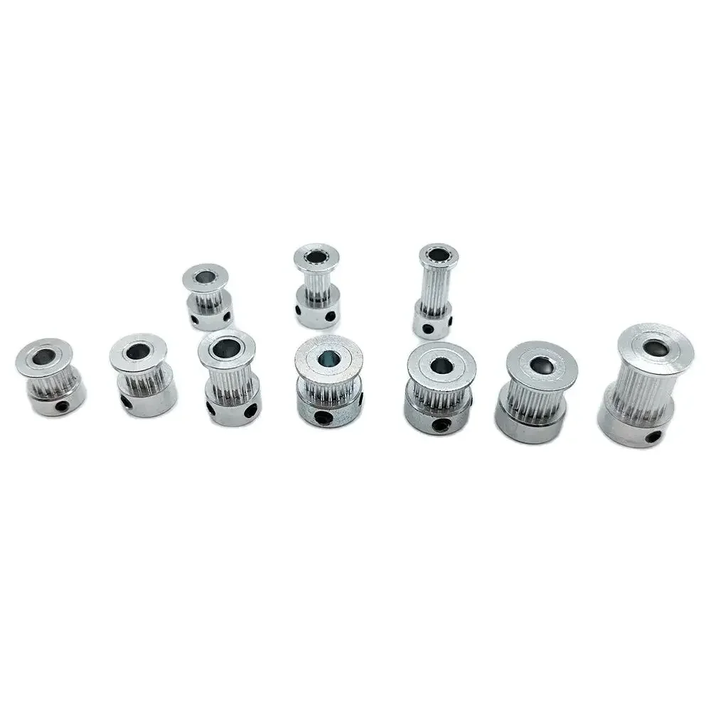Timing Belt Pulley Belt Pulley Timing Pulley Fixed Pulley 2GT Pulley 12-24 Teeth Bore 4/5/6/6.35/8mm for Timing Belt Width 6mm 10mm 3D Printer CNC Parts fixed pulley timing belt pulley belt pulley timing pulley