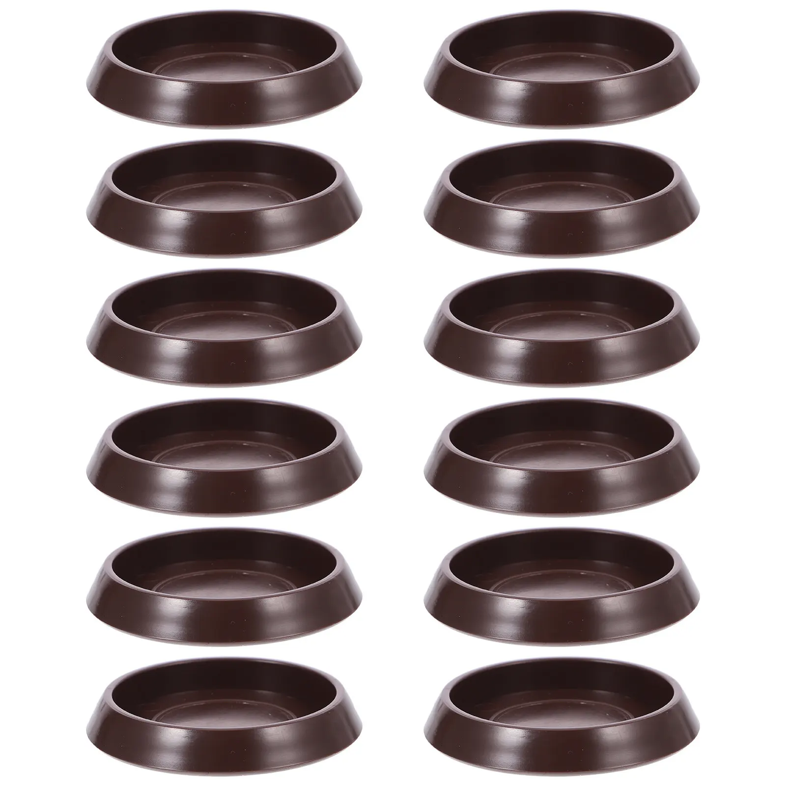 12Pcs 가구 캐스터 컵 고무 휠 그리퍼 의자 소파 테이블용 미끄럼 방지 바닥 보호대 무거운 가구 보호