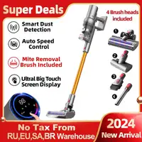 ABIR VC205 Cordless Handheld Vacuum Cleaner,27000PA,Touch Screen,Smart Dust Sensor,Auto Speed Control for Home Bed Carpet Clean 1