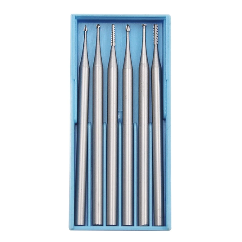 2.35 Handle Steel Engraving Set 6 Kinds of Heads Achieve High Accuracy Carving Electric Hollow 6pcs