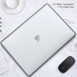 Sleek Protective Laptop Cover - Model A1708 (Transparent - Gray)