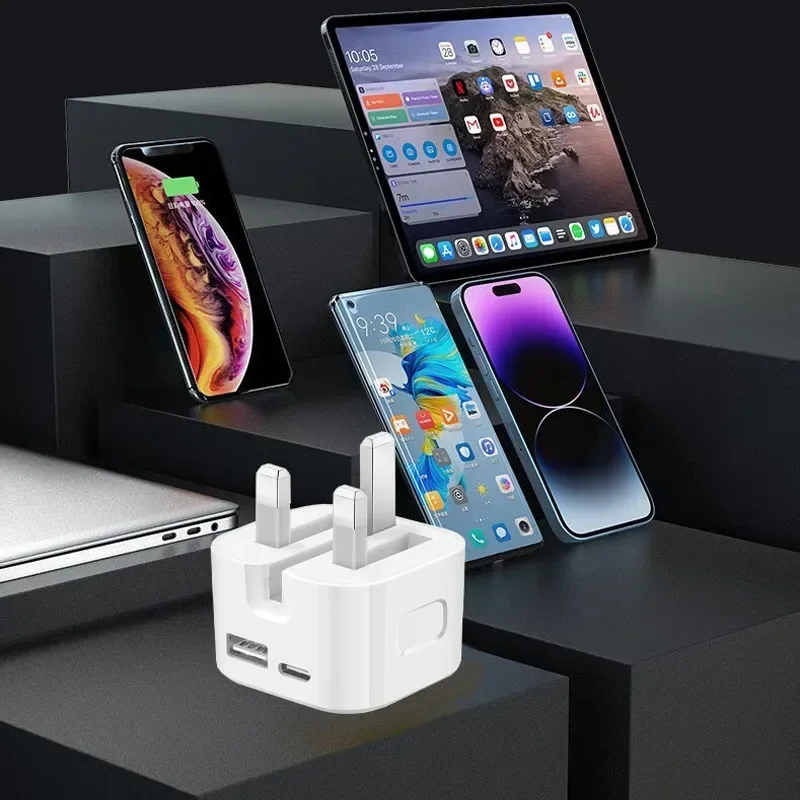 شحن سريع للغاية منافذ مزدوجة PD A + C 20 وات 35 وا...