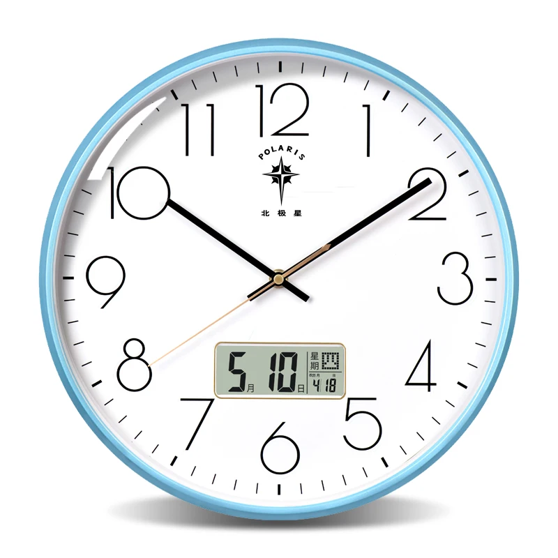 Large LED Wall Clock Silent Digital Clocks Mechanism Wall Watches D  