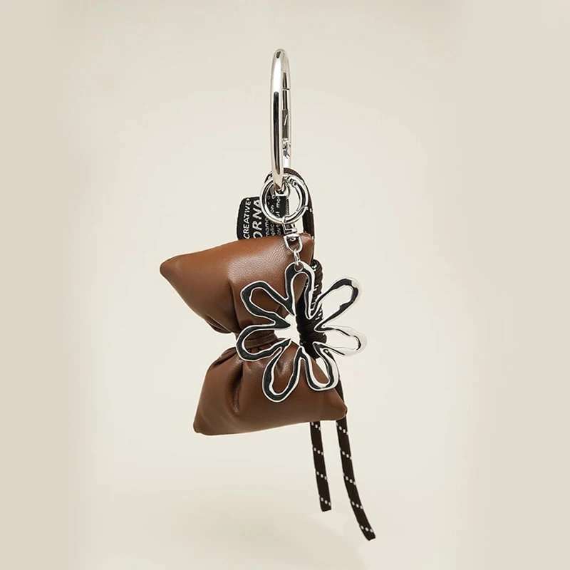 Bowknot Heart Pendant Cellphone Charm Hanging Detachable Bow Phone Lanyard Handmade Keychains for Women Bags Gift