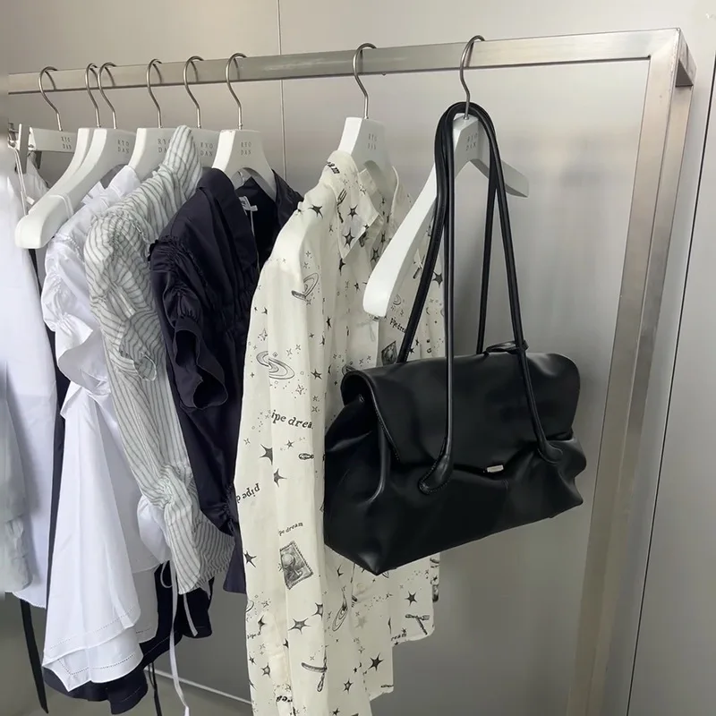 Large Capacity Commuting Tote Bag High-quality Soft Leather Handbag, Fashion Travel Crossbody Bag For Women Business Briefcase