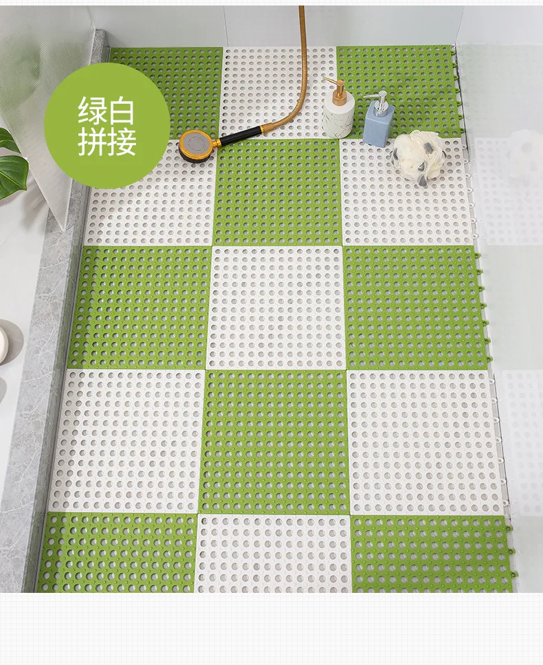 Anti-slip Splicing Floor Mat Bath Mats Toilet Shower Bathroom Kitchen Joint Mat  Rug Shower Bath Mat Carpet Hydrophobic Rug - Bath Mats - AliExpress