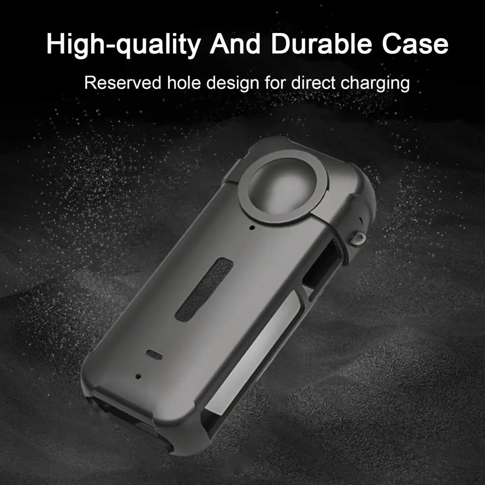 Molded Case for Accurate Hole Position Protective Case with Lanyard Insta 360 X3 Silicone Protective Set Anti-drop for Body