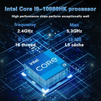 Ordinateur portable de jeu ACEKAMAS 15,6 pouces 2026, Intel Core i9 10980HK, écran IPS 4K, 16 Go DDR4, SSD M.2 1 To, Windows 11 Pro 3