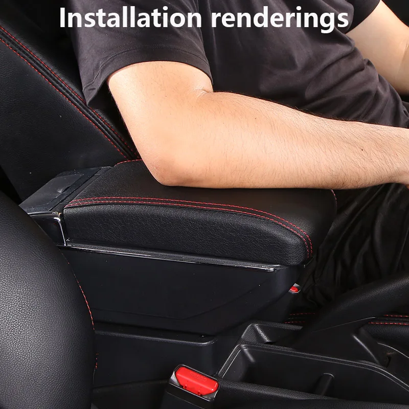 기아 리오 스토닉 세라토 차량용 팔걸이 박스, 유럽 남부 개조 부품, 자동차 보관 액세서리, 2015-2022