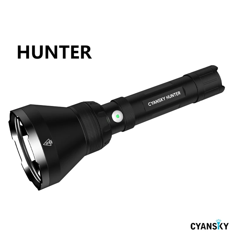 

Охотничий фонарь CYANSKY HUNTER С трехцветным лучом, 1800 люмен