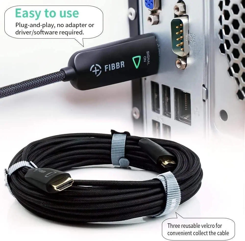 FIBBR 4K  HDMI ̺ 18Gbps HD ⼺ Ȱ HDMI 2.0  ̺, Apple TV Ps4 HDR10 ARC HDCP2.2 