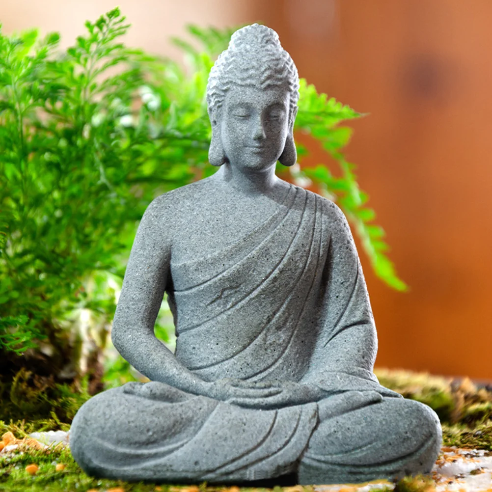 Fish Tank Ornaments Decorations Buddha Statue
